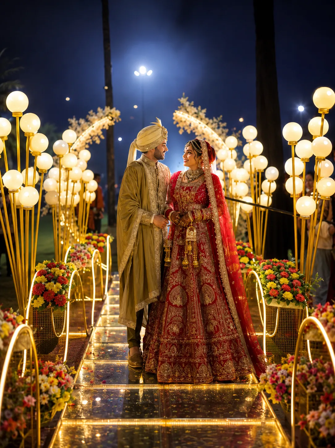Bride & Groom Royal Indian Wedding